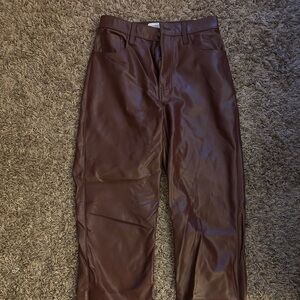 Abercrombie & Fitch Faux Leather Pants